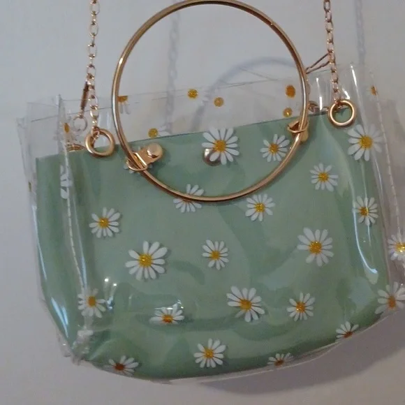 MINI DAISY PURSE IN GREEN - Picture 9 of 13